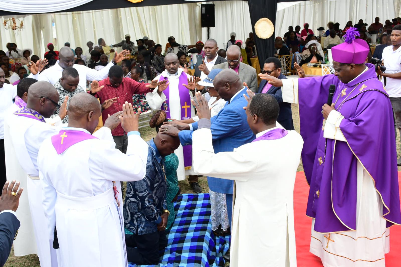 Bishop Gachathi Receives Parental Blessings