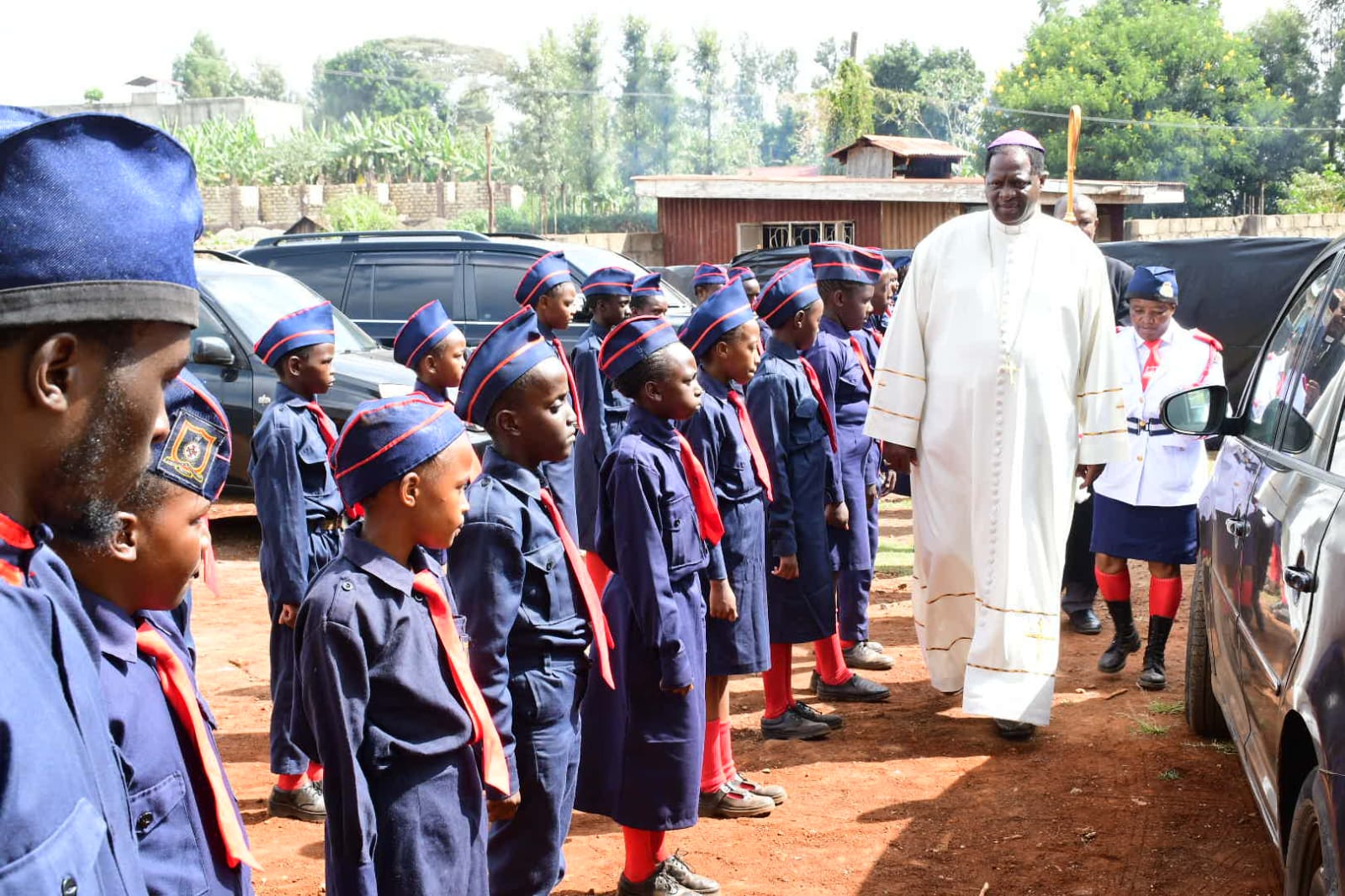 SERVICE OF LAYING OF THE FOUNDATION STONE HELD AT ST. MARKS KANUNGA