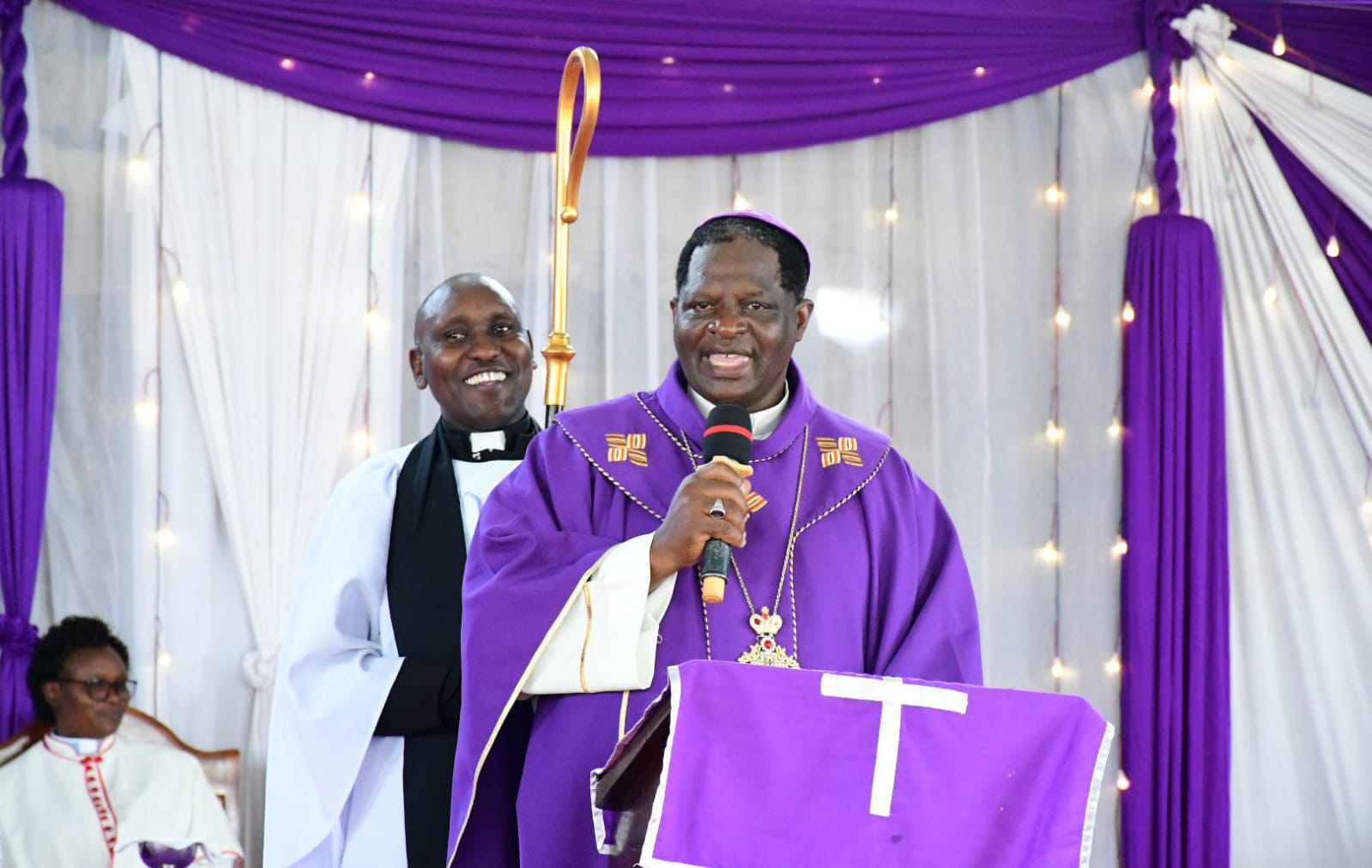 SERVICE OF LAYING OF THE FOUNDATION STONE HELD AT ST. MARKS KANUNGA