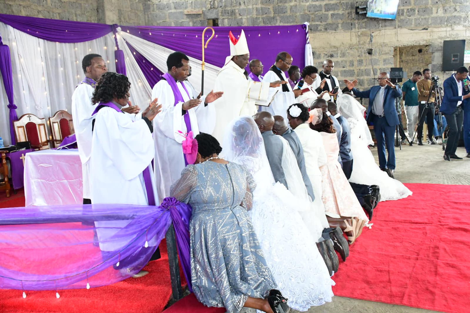 SERVICE OF LAYING OF THE FOUNDATION STONE HELD AT ST. MARKS KANUNGA
