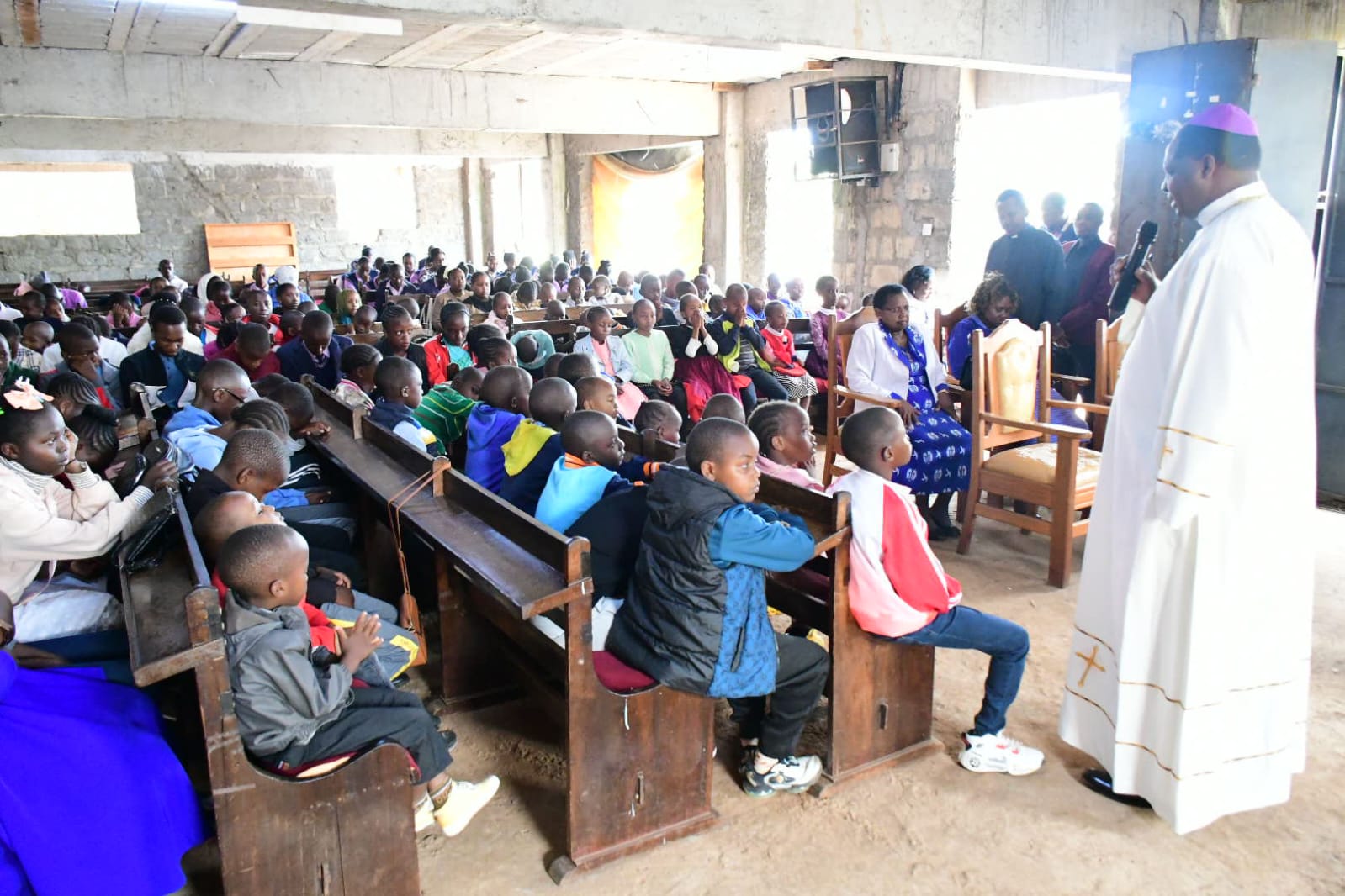 SERVICE OF LAYING OF THE FOUNDATION STONE HELD AT ST. MARKS KANUNGA